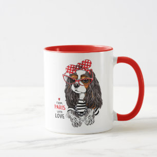 Mug Épagneul cavalier du Roi Charles de Paris avec