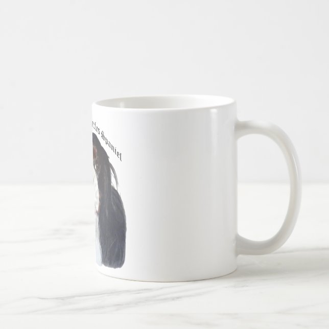 Mug Épagneul cavalier du Roi Charles de tri couleur (Droite)