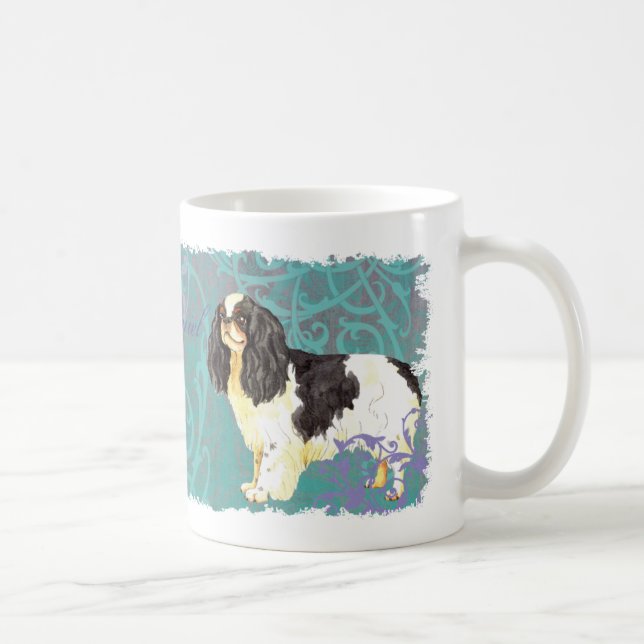 Mug Épagneul de jouet anglais élégant (Droite)
