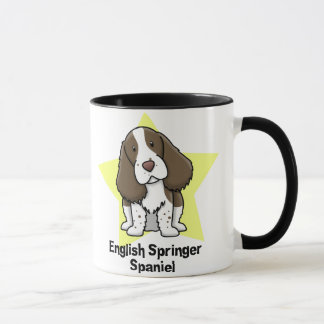 Mug Épagneul de springer anglais d'étoile de Kawaii