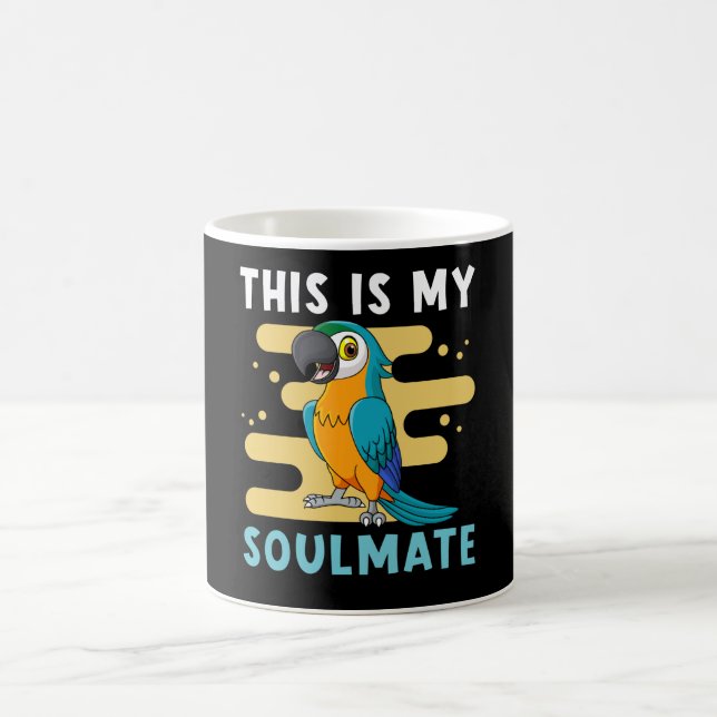 Mug Épaule de perroquet macaw (Centre)