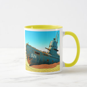 Mug Epave désert style BD