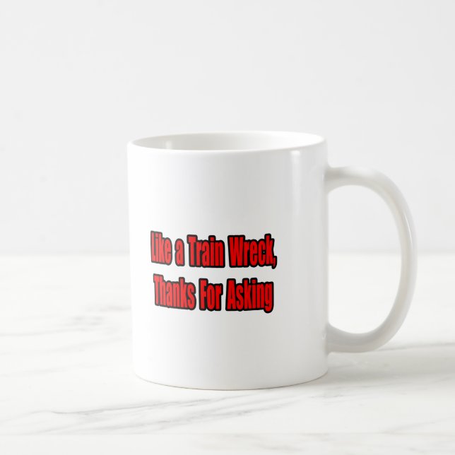 Mug Épave du train du cancer (Droite)
