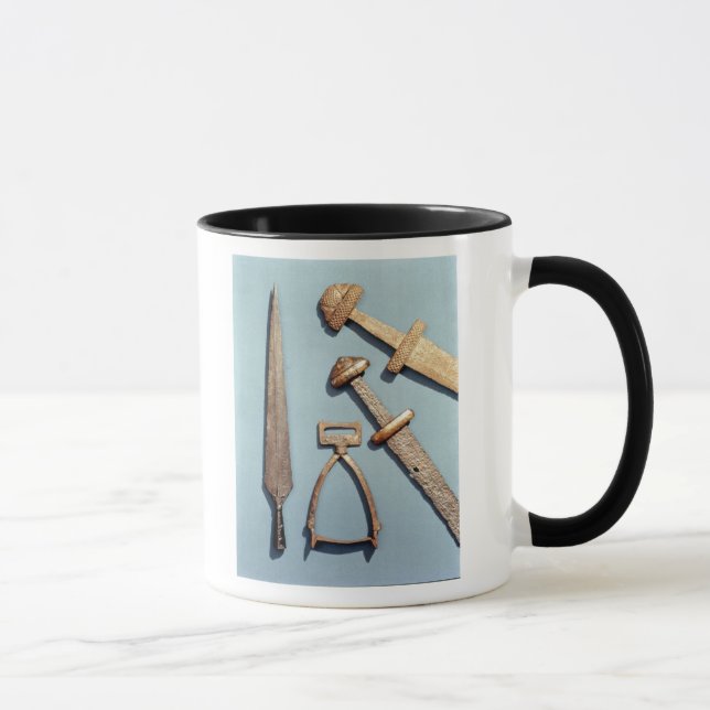Mug Épées, étrier et fer de lance de Viking (Droite)