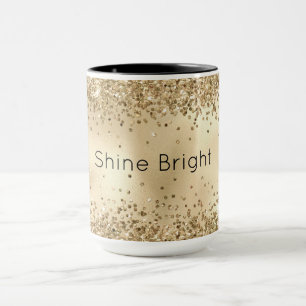 Mug Épersion de Parties scintillant Gold Glitzy Confet