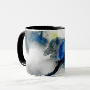 Mug Éphémère - bleu et gris