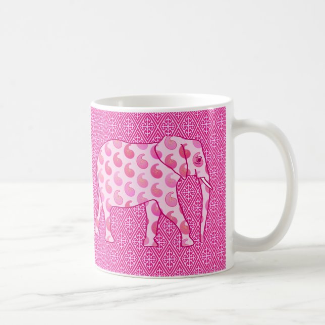 Mug Ephène de mer - rose glacé et fuchsia (Droite)