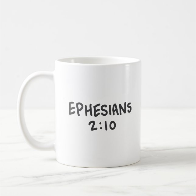 Mug Éphésiens 2:10 (Gauche)