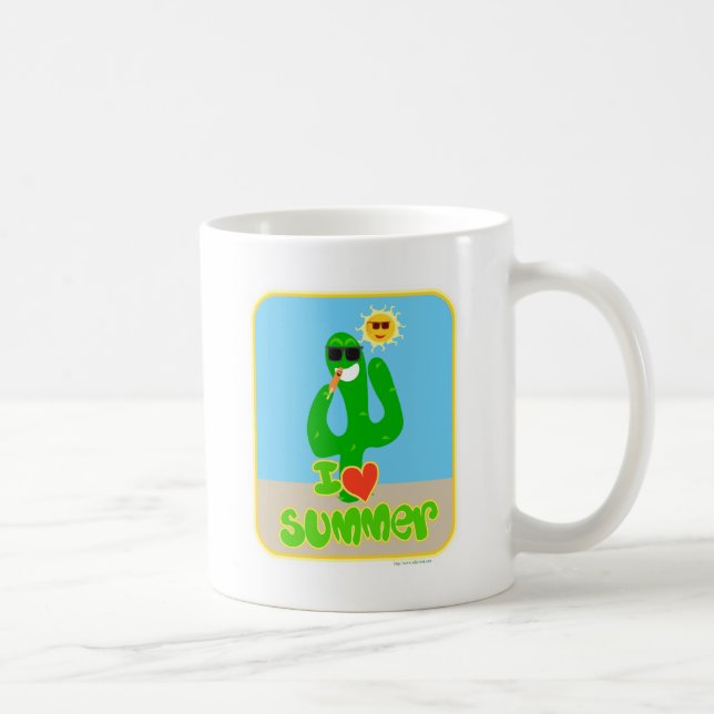 Mug Epic Summer Love Cactus Cartoon Fun (Droite)