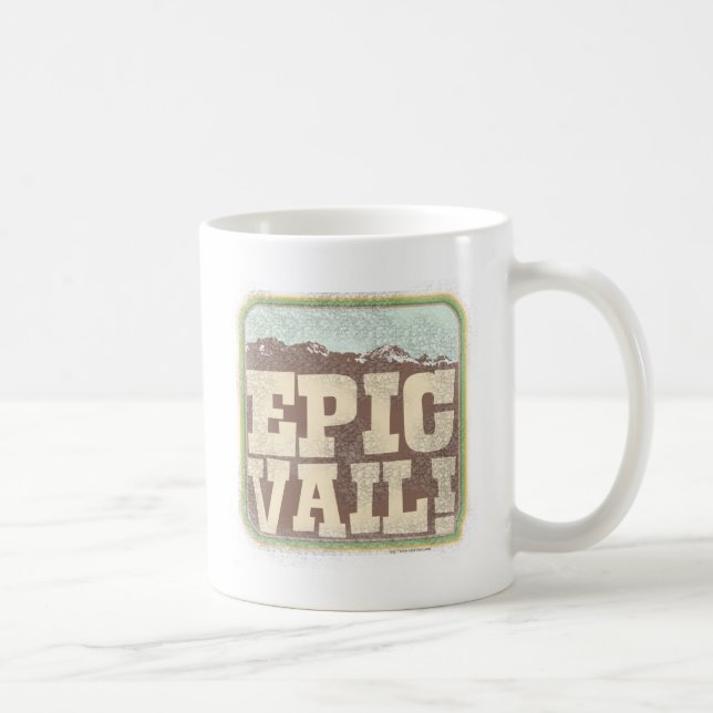 Mug Epic Vail Fun Travel Design de dessin (Droite)