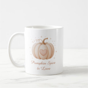 Mug Épice citrouille et amour mignon Pastel Citrouille