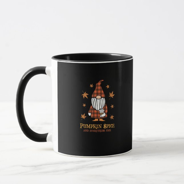 Mug Épice citrouille Et Tout Nice Automne Gnome Boire (Gauche)