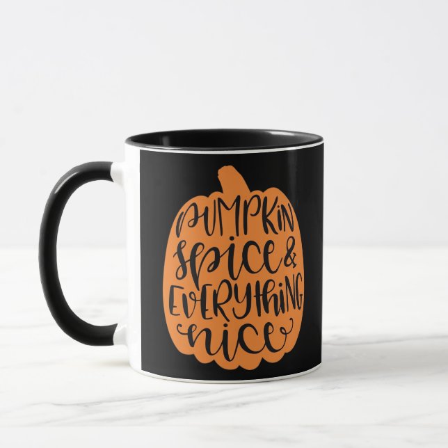 Mug Épices citrouilles Et Tout Nice - Automne (Gauche)