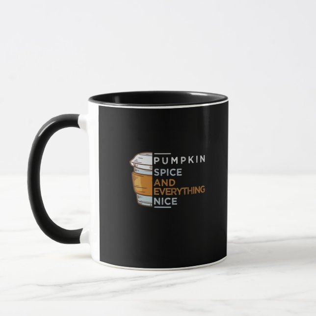 Mug Épices citrouilles Et Tout Nice Joli Citrouille Gr (Gauche)