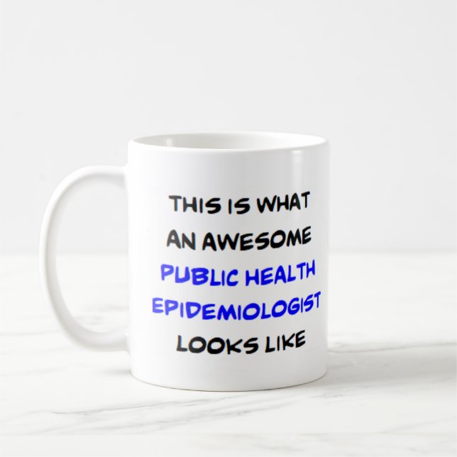 Mug épidémiologiste de la santé publique, génial (Gauche)