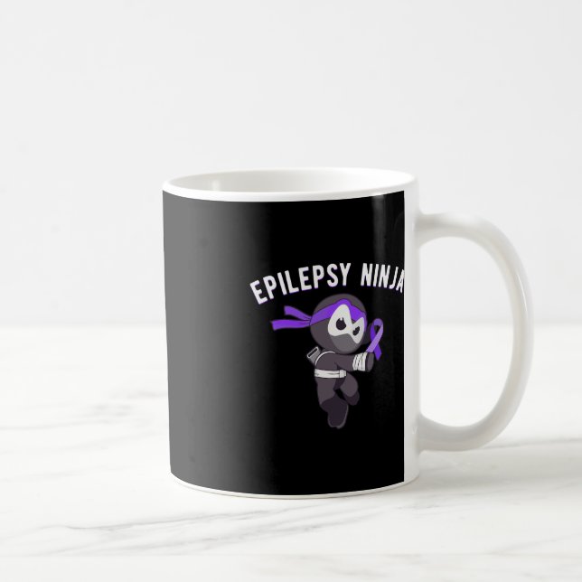 Mug Epilepsie Ninja Sensibilisation épileptique Arts m (Droite)
