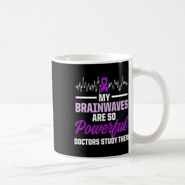 Mug Epilepsy Awareness Epileptic Warrior Survivor  (Droite)