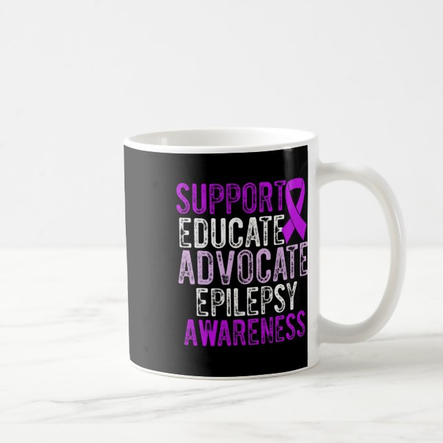 Mug Epilepsy Awareness Epileptic Warrior Survivor 10  (Droite)