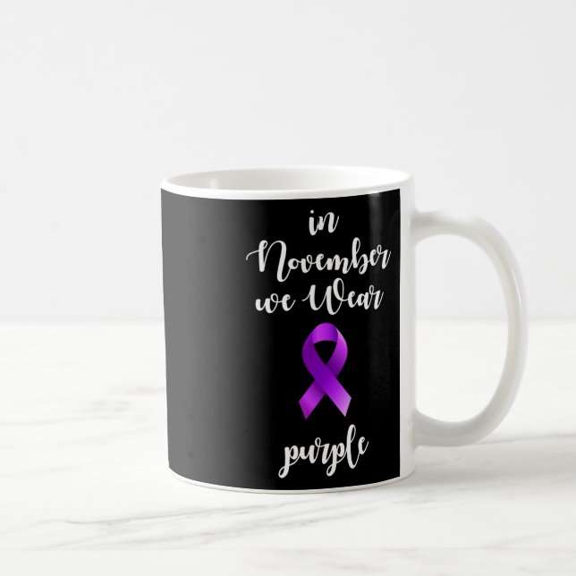 Mug Epilepsy Awareness Month In November We Wear Purpl (Droite)