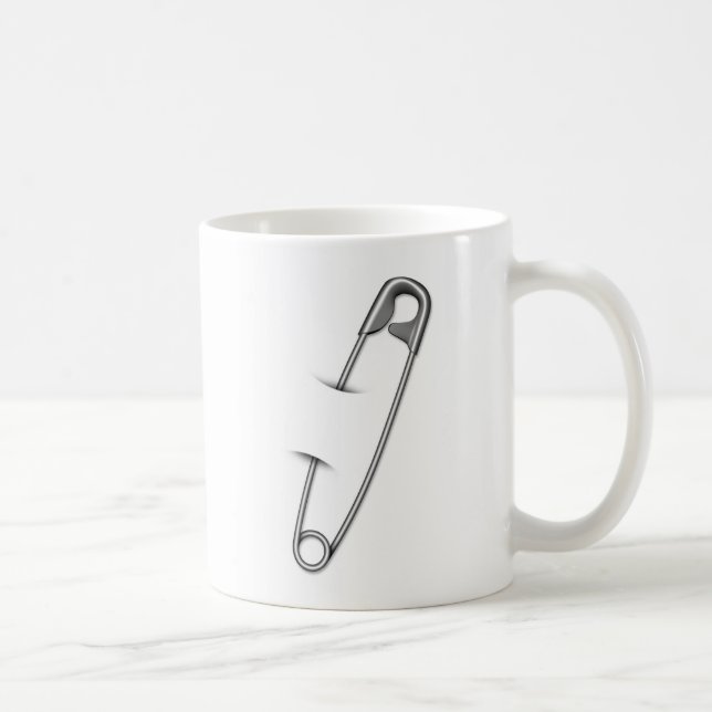 Mug Épingle de Sûreté Protestation Silencieuse (Droite)