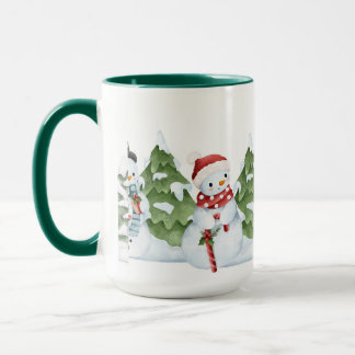 Mug Épote de café avec de sucrées de neige