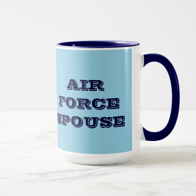 Mug Épouse de la Force aérienne (Droite)