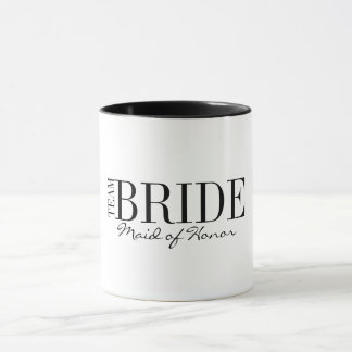 Mug Épouse d'équipe Maid of Honor Bridal Party Coffee