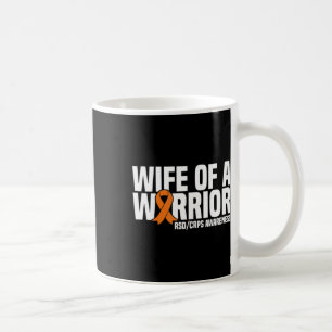 Mug Épouse D'Un Guerrier Orange Ribbon Rsdcrps Sensibi