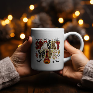Mug Épouse effrayante Halloween Imprimé léopard mixt
