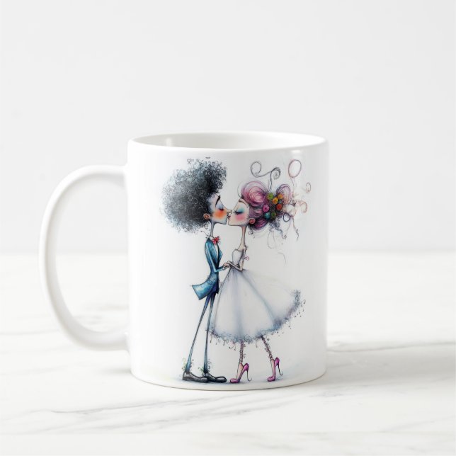 Mug Épouse et pièce Mariage bizarre (Gauche)