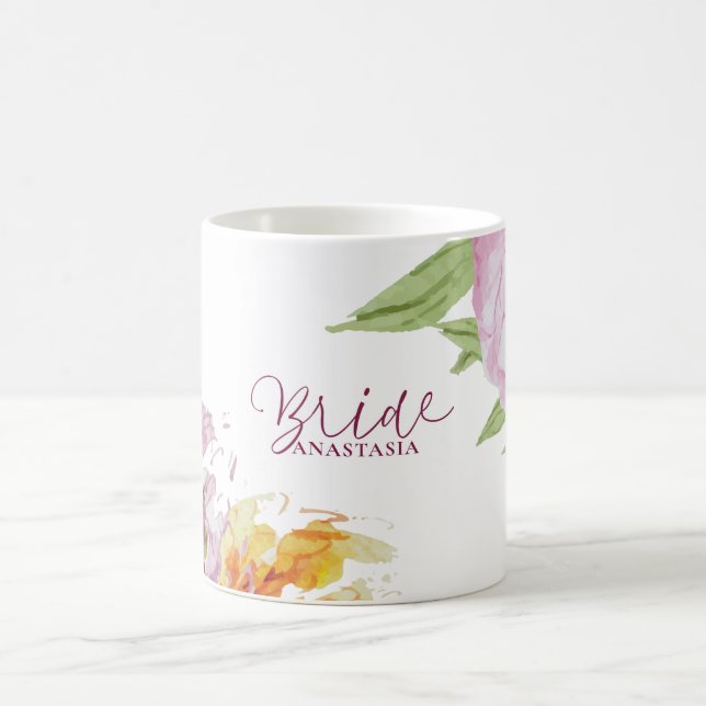 Mug Épouse Mariage de couleur (Centre)