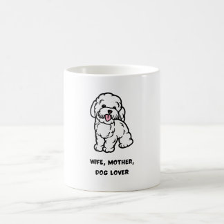 Mug Épouse, mère, amoureuse des chiens