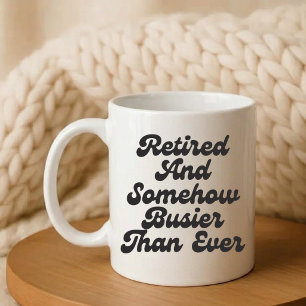 Mug Épouse retraitée mari humour mariage blague