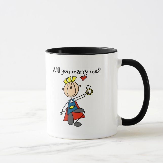 Mug Épousez-moi des T-shirts et des cadeaux de (Droite)