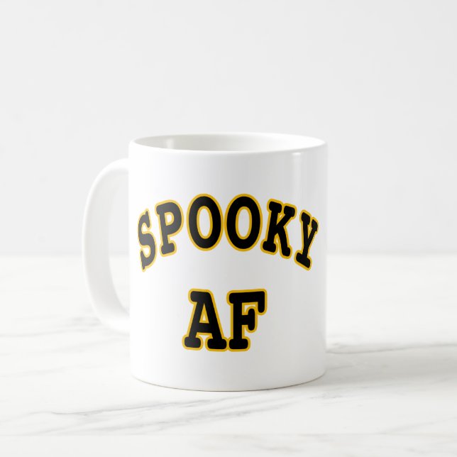 MUG ÉPOUVANTABLE AF- HALLOWEEN LAID (Devant gauche)