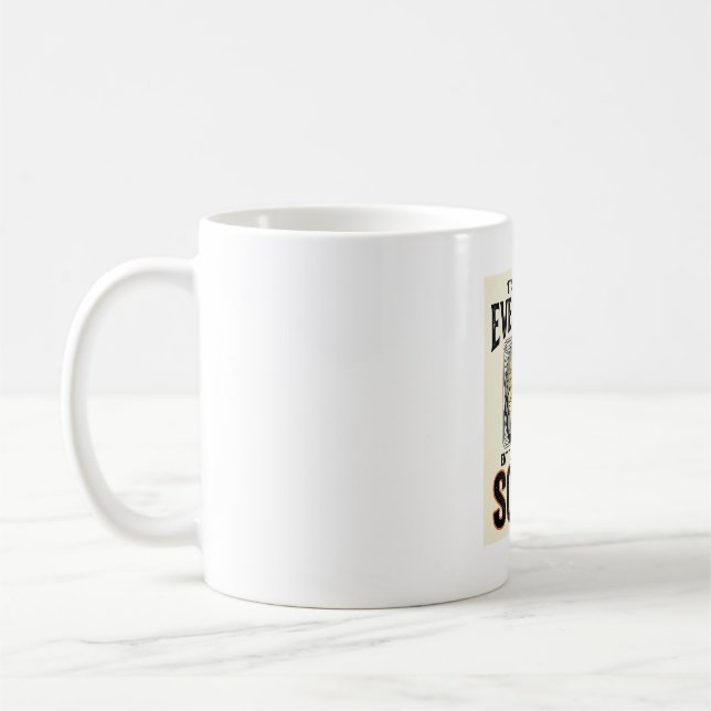 Mug Épouvante Halloween Tout le monde est Entitled Épo (Gauche)