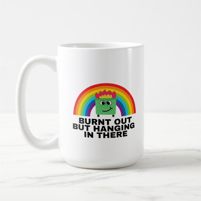 Mug Épuisé mais qui tient le coup (Gauche)