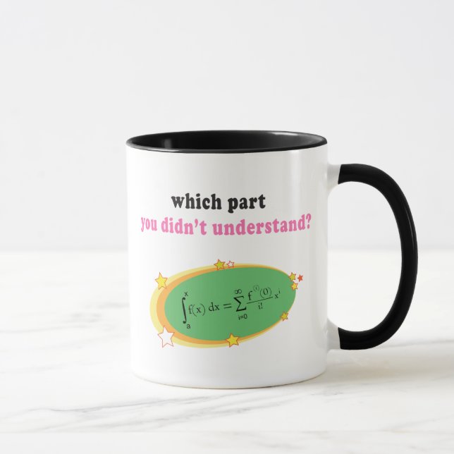 Mug Équation complexe de maths (Droite)