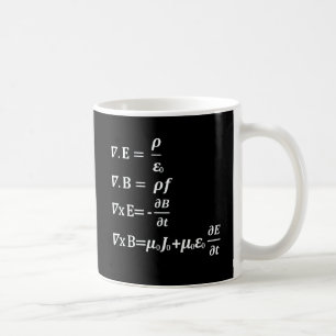 Mug équation de physique de maxwell