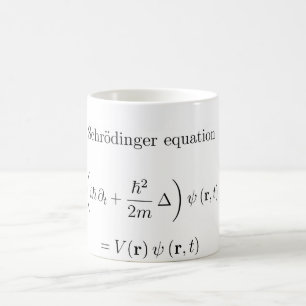 Mug Équation de Schrodinger avec le nom