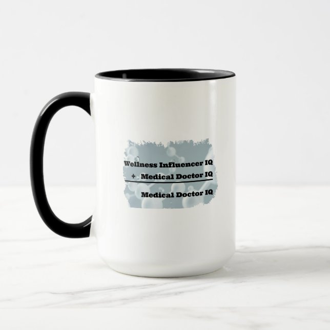 Mug Équation du QI du docteur Wellness Plus (Gauche)