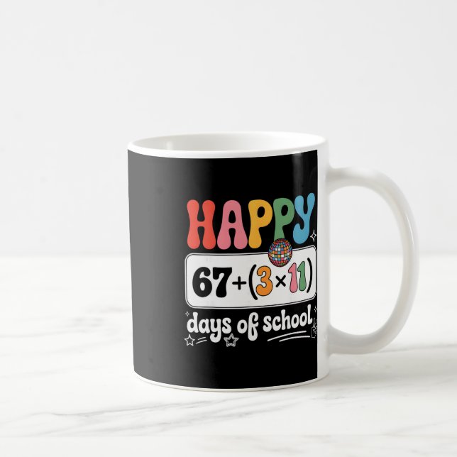 Mug Équation mathématique 100e jour enseignante groovy (Droite)