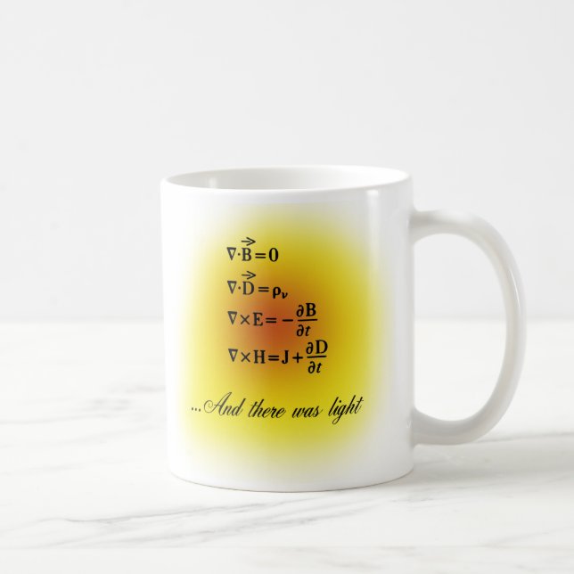 Mug Équations de Maxwell (Droite)