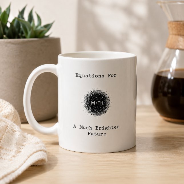 Mug Équations Pour Un Avenir Beaucoup Plus Radieux (Créateur téléchargé)