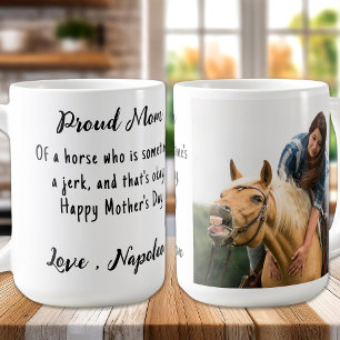 Mug Equestritria Photo Personnalisée Amoureux Cheval