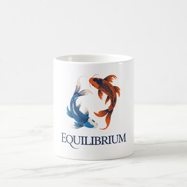 Mug Équilibre – Koi japonais, symbole d'équilibre (Centre)