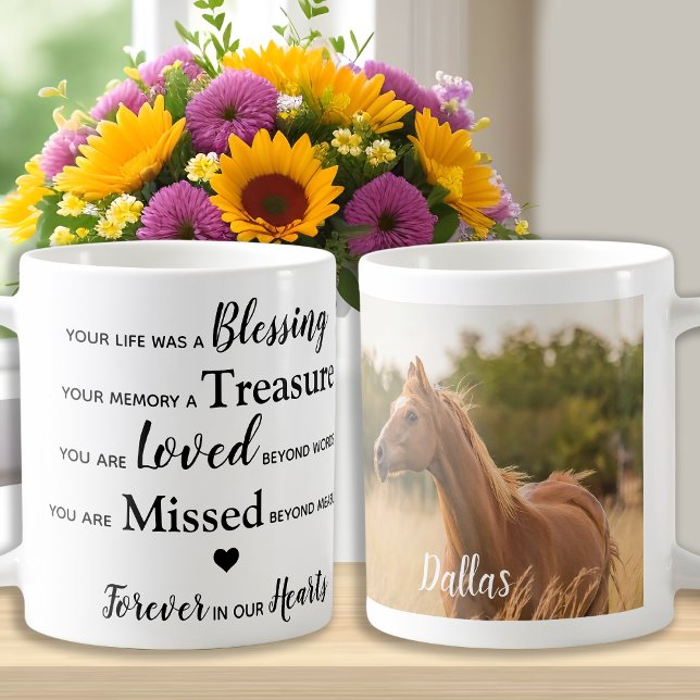Mug Equine Perte animal de compagnie Keepsaké Horse Me (Créateur téléchargé)