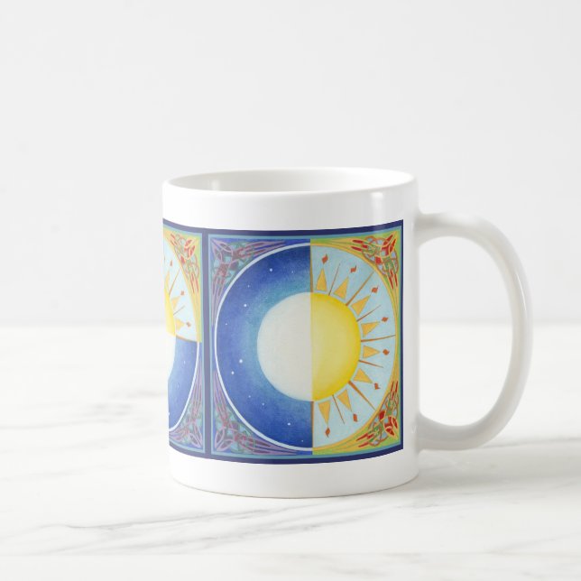 Mug Équinoxe celtique Soleil et Lune (Droite)