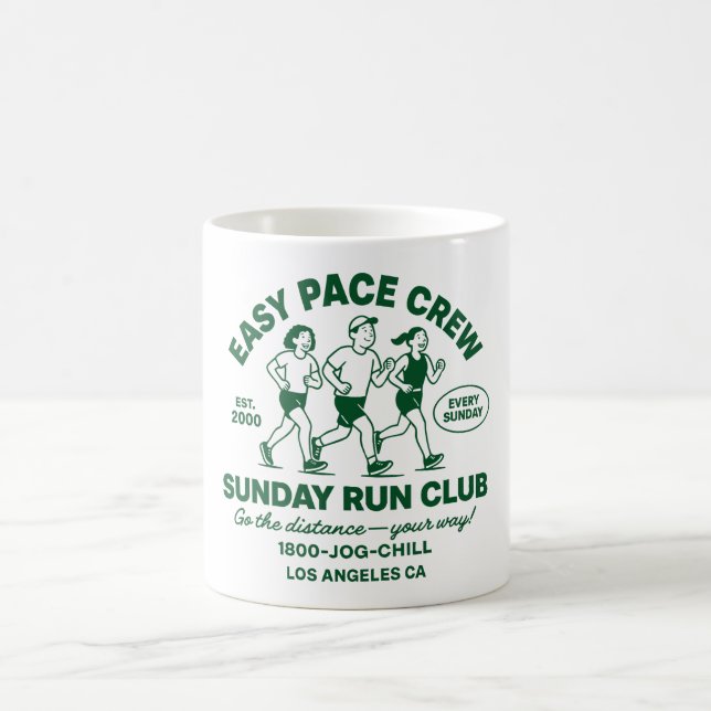 Mug Équipage de course facile (Centre)