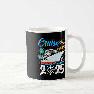 Mug Équipage de croisière 2025 Croisière de vacances e